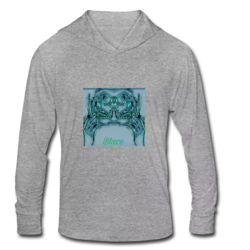 Blaze tri blend unisex hoodie